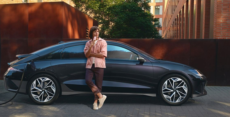 Der Hyundai IONIQ 6.